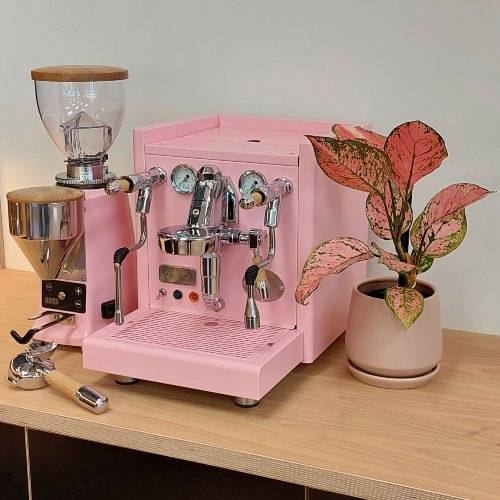 Custom Pink ECM Technika V Profi+ Mazzer Mini B Electronic - Espresso Ninja